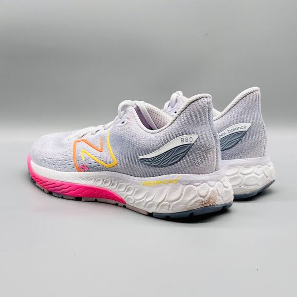 New Balance Shoes Womens 9 Gray Pink Fresh Foam 880v12 Running Athletic Sneaker - Picture 5 of 10